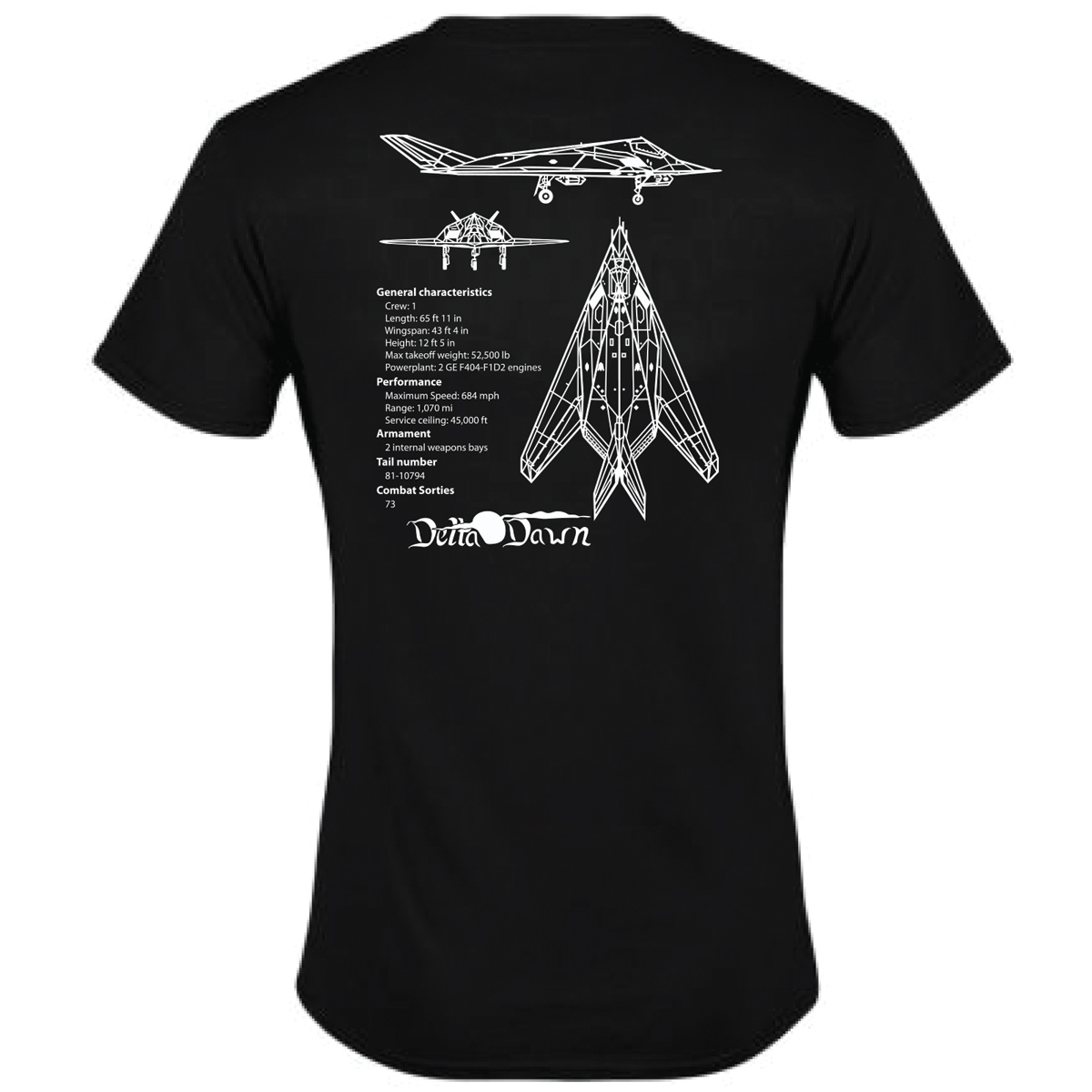 Schematic aviation custom T-shirt