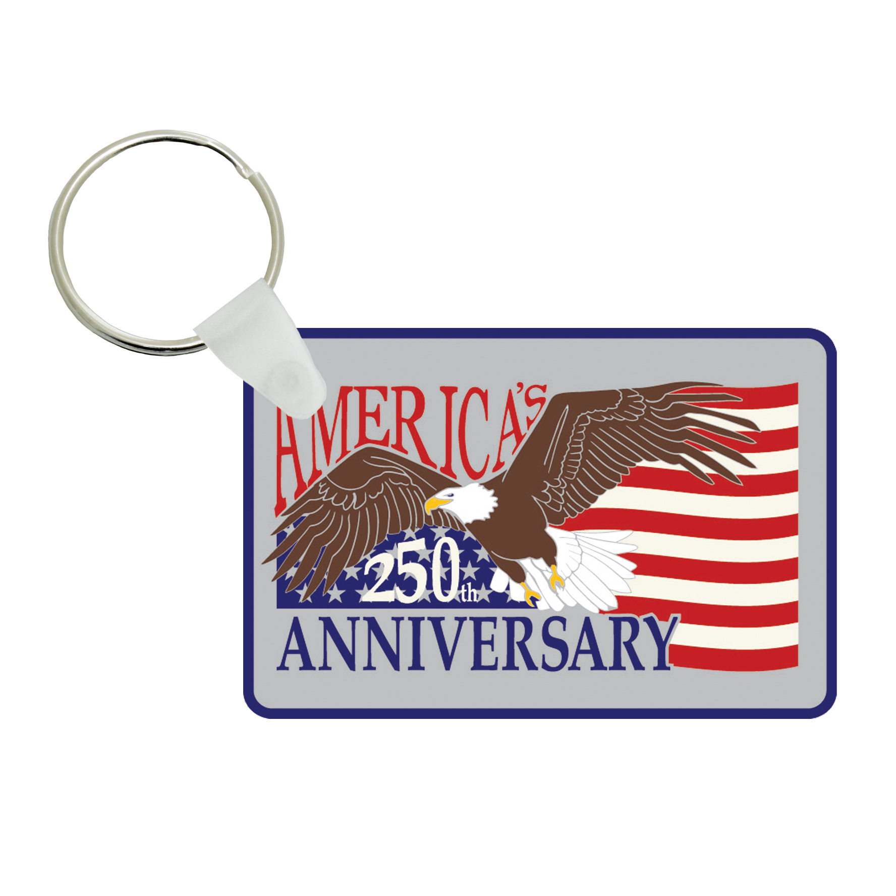Eagle and Flag Keychain