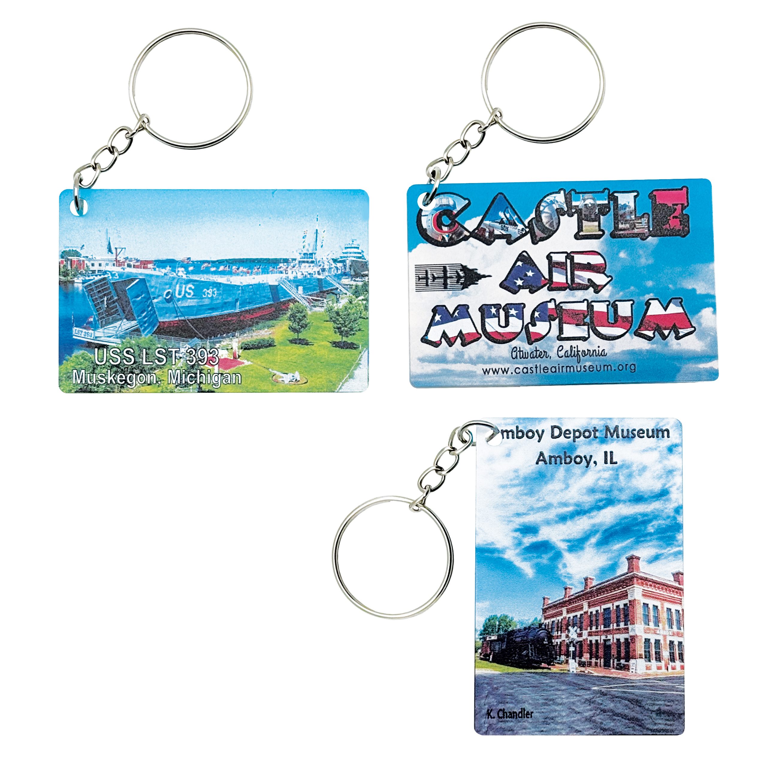 Custom Rectangle acrylic keychain