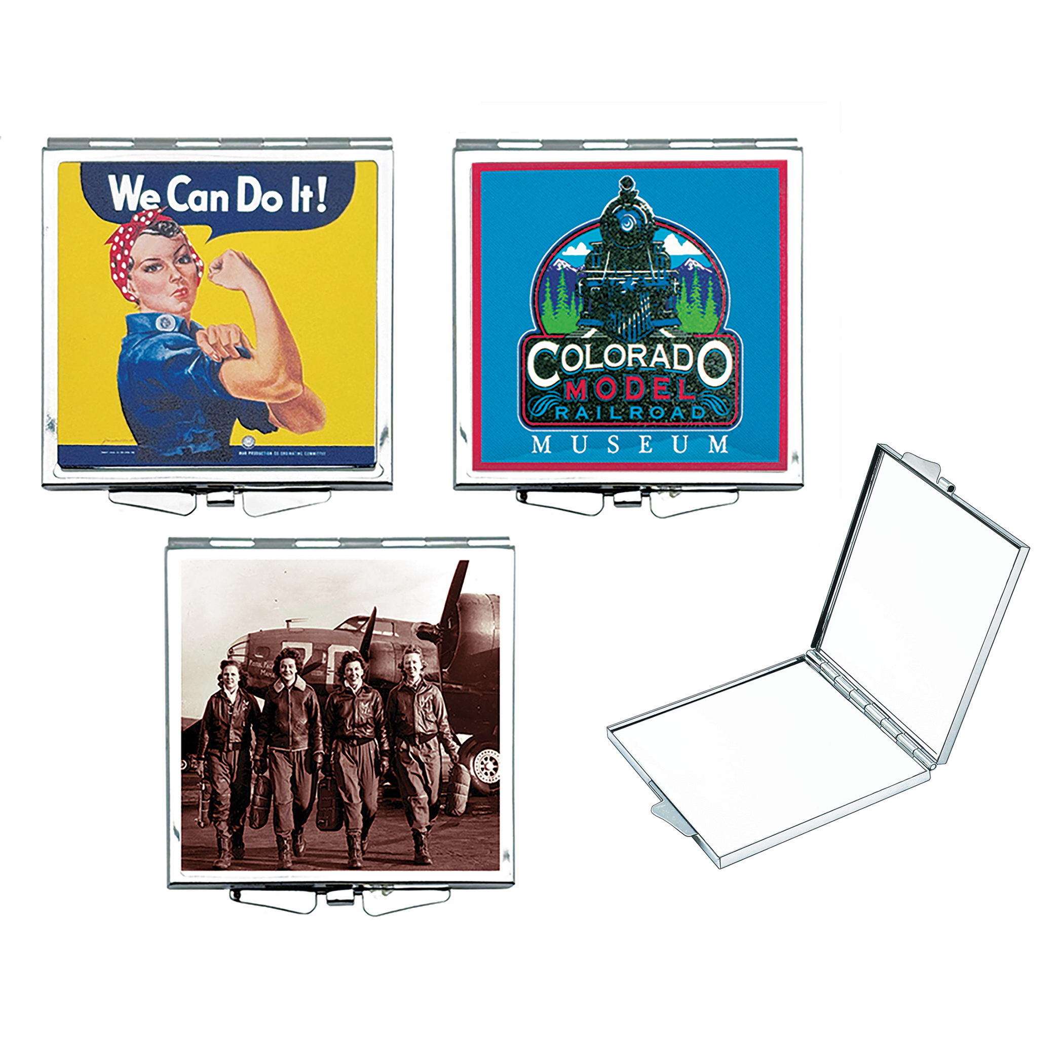 Custom compact mirror