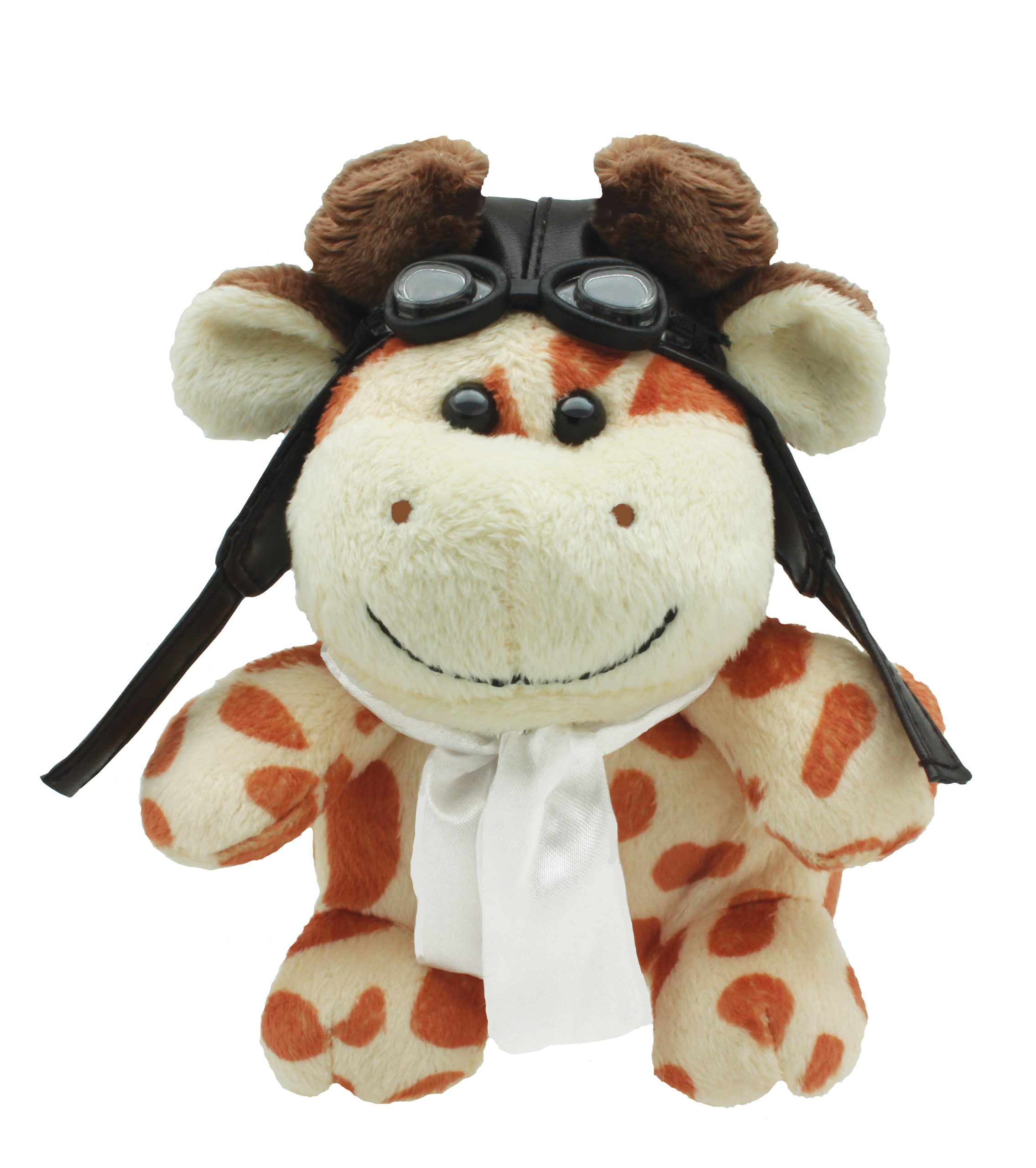 Mini Giraffe aviator plush