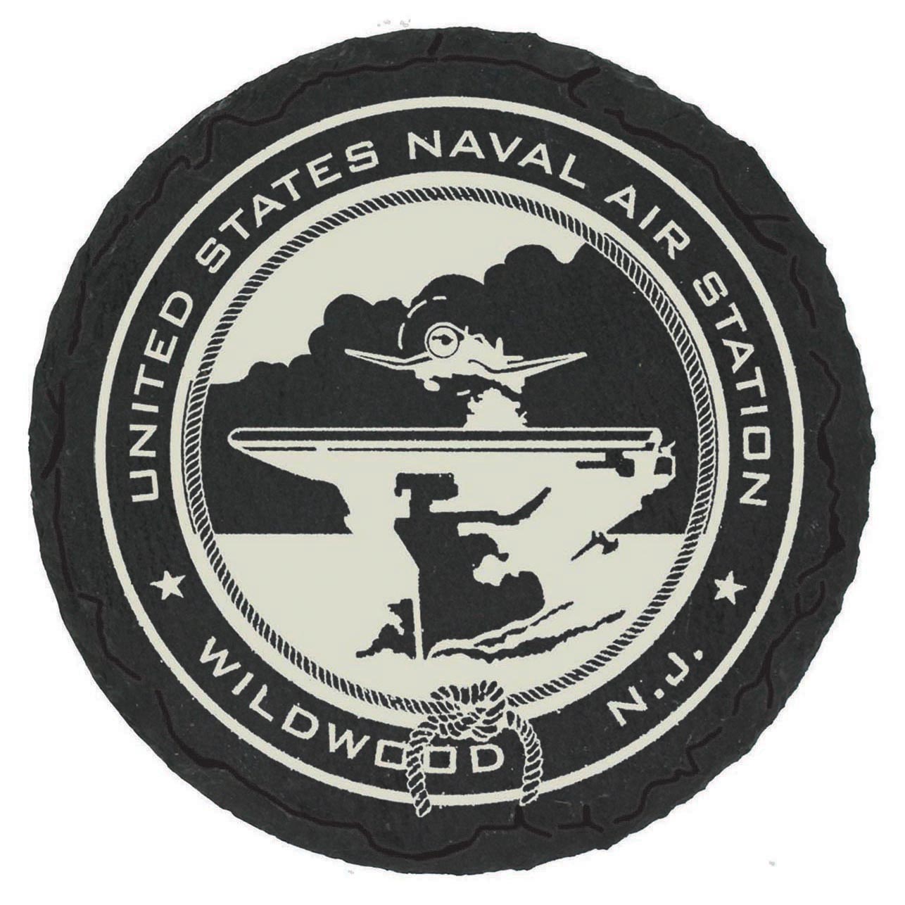 Custom round slate coasters