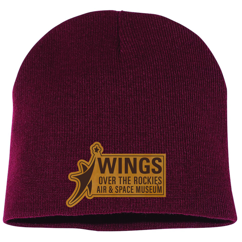 Custom patch no cuff Beanie